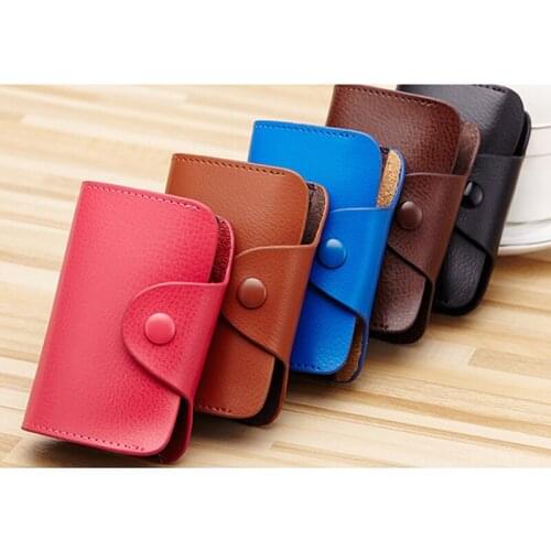 Unisex Multicolor ID Card Holder Wallet Solid Color Hasp Women Clutch Pillow Designer Small Wallet Mens Purse Multi-card Bag