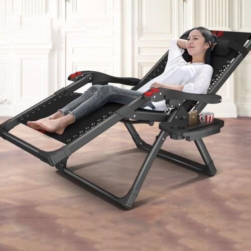 High Load-bearing Household Folding Chairs Office Portable Nap Bed Elderly Pregnant Woman Balcony Leisure Chair