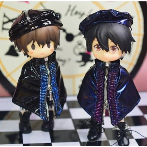 Ob11 GSC P0 dollskin doll clothes suit cape +hat
