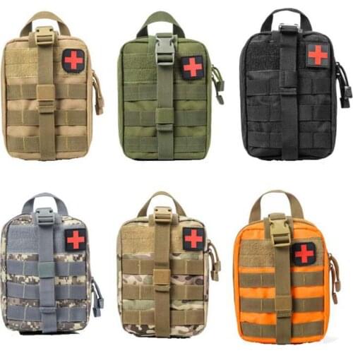 Multicam ACU Camouflage Bag Hunting Gear Tactical MOLLE Rip-Away EMT Medical First Aid IFAK Blowout Pouch