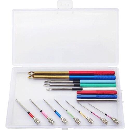 Embroidery Stitching Punch Needle Sewing Tool Cross Stitch Craft Kit With Needle Bottle Embroidery French Crochet Set DIY Tools