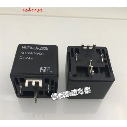 Nvf4-3a-z80b DC24V new original 4-pin car relay / 80A relay hfv7 24V