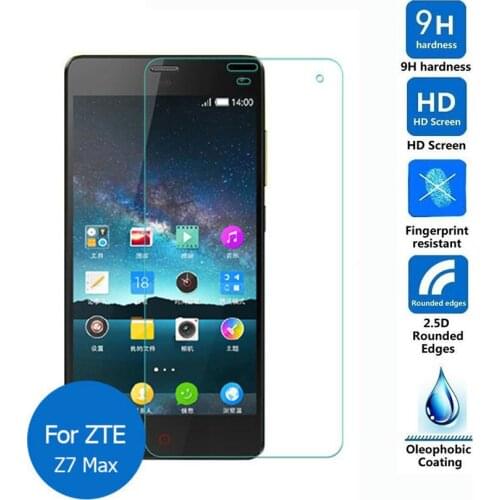 Safety Tempered Protective Glass Film 0.3mm For ZTE Nubia Z7 Max Dual SIM TD-LTE NX505J Z7max Screen Protector on phone