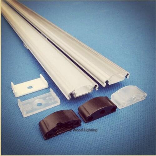 10-30pcs 40inch 1m curve profile ,kitchen cabinet wardrobe bar light, 9mm high slim furniture aluminum channel light housing