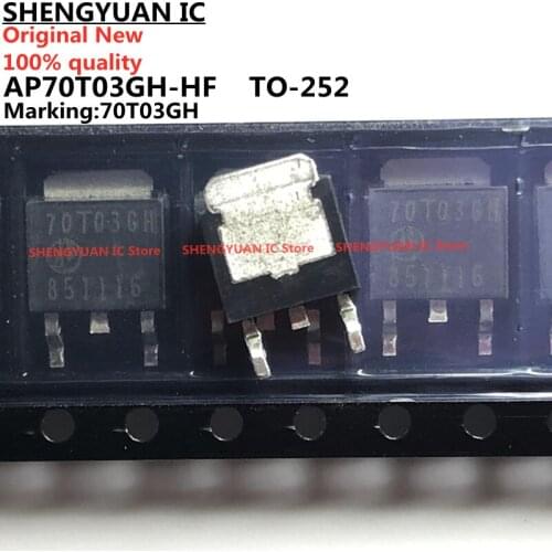 20 pcs/lot AP70T03GH-HF AP70T03GH 70T03GH AP70T03H 70T03H TO-252 30V 60A N-CHANNEL MOSFET 100% new imported original 100%quality