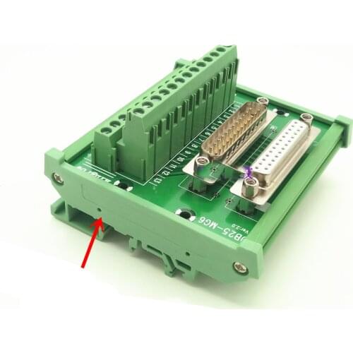 25 pin DB25 25Pin D-SUB Female Male signals Terminal PCB Breakout Module box Adapter Connector with bracket