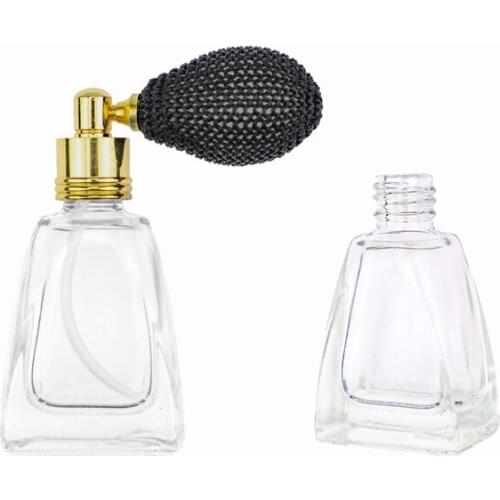 10ml Mini Glass Perfume Nebulizer Bottles Cute Conical Flask Vaporizer Bottle with Atomizer Refillable Liquid Jars 5pcs