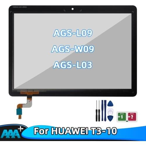 9.6" inch For Huawei MediaPad T3 10 AGS-L09 AGS-W09 AGS-L03 Touch Screen Digitizer Glass Panel Sensor Replacement Parts