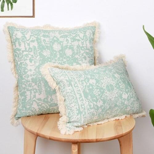 Pillow Case Nordic Decorative Tufted Cushion Cover Tassel Macrame Luxury Pillow Cover for Bed Sofa Couch Home Decor