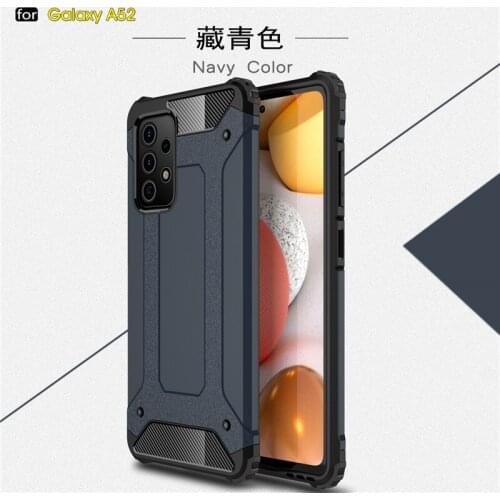For Samsung Galaxy A52 Case Armor Case For Samsung A52 Capas Shockproof Hard PC Phone Bumper Cover For Samsung A52 A 52 Fundas