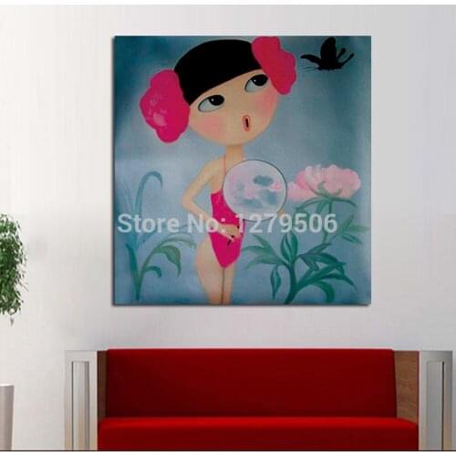 Canvas Painting Vintage Abstract Ballet Dancer Hand Painted Oil Painting On Canvas Wall Art Picture For Living Room Decoration
