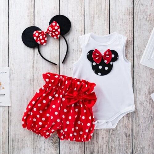 Summer Baby Girls Clothing Set Fashion Lovely Princess Newborn 0-24 Month Birthday Baptism Kids Girl Clothing Suit 3Pcs Outfits