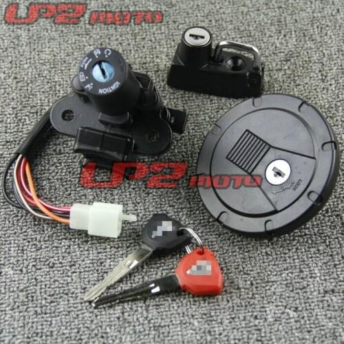 For Kawasaki KLX250 fuel tank cover lock Ignition Switch Lock Key Gas Tank Cap Cover