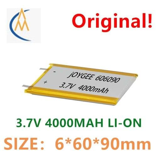 New full capacity 3.7V polymer lithium battery 606090 4000mAh tablet pc mobile power line durable full capacity circuit board