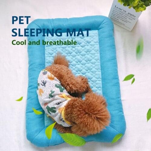 Dog Cat Bed Mat For Small Middle Size Summer Cooling Pet Nest Strong And Durable Reduce Temperature And Ventilate Pet Cushions