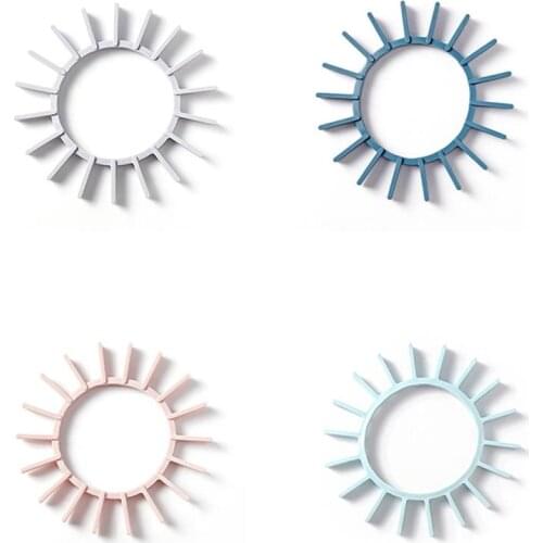 Fashion Rubber Trivet Mat Universal Insulated Hot Pad Pot Holder Mat Drink Cup Coasters Non-Slip Pot Holder Table Accessories