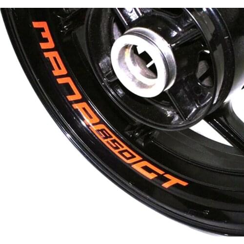 Motorcycle Wheel Sticker Decal Reflective Rim Bike Motorcycle Suitable for Aprilia MANA 850GT