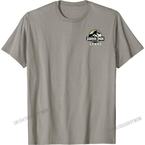 Jurassic Park Green Ranger Park Staff Graphic T-Shirt Cotton Tops T Shirt for Men Comics Tshirts Summer Graphic