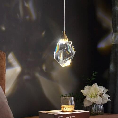 Modern led stone light fixtures deco maison luminaria pendente pendant lights chandelier living room bedroom