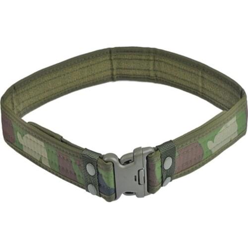 High Quality Mens Belts Camo Waistband Tactical Hunting Equipment New Woodland Field Military Belt Wholesale