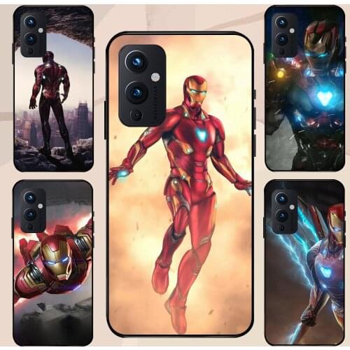 High Quality Phone Mobile Case for One Plus 9Pro 9R 7T PRO 5T 6 5 Mobile Irone Man
