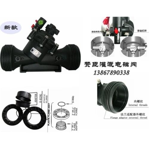 High Performance Plastic Hydraulic Control Valves with Solenoid control 3" BSP