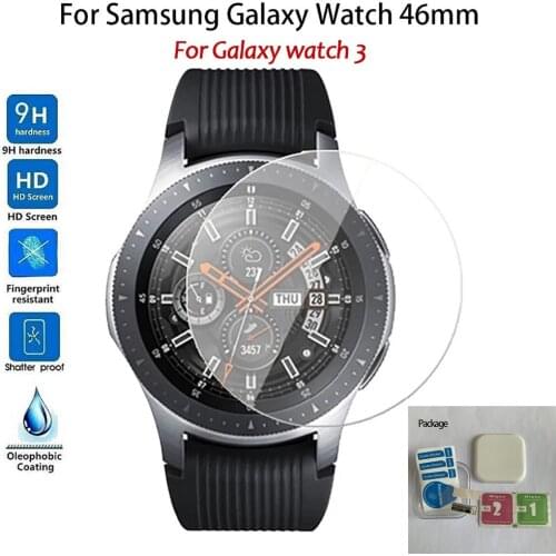 2PCS/LOT Tempered Glass For Samsung Gear S3 Frontier Classic Galaxy watch 46mm 42mm galaxy watch 3 screen Protector Film 9H 2.5D