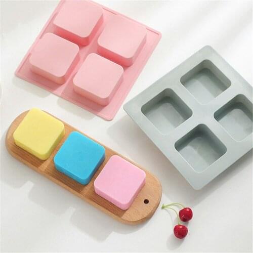 3D Square Silicone Chocolate Mold Fondant Cake Decorating Tools DIY Handmade Soap Ice Cube Molds Kitchen Accessories For Baking