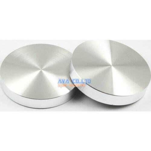4 Pieces 58*10*M10 Aluminum Disc Glass Table Top Adapter Attaching Circle Decoration