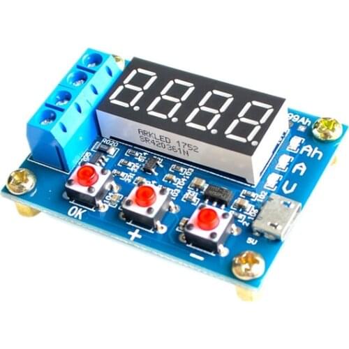 1PCS ZB2L3 Li-ion Lithium Lead-acid Battery Capacity Meter Discharge Tester Analyzer Battery capacity test