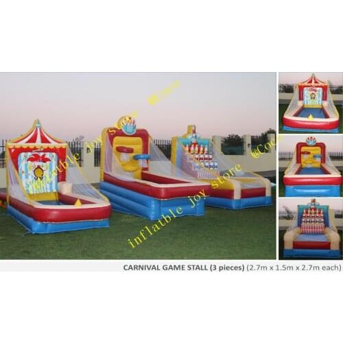 Free air ship to door, 2019 Hot sale inflatable basketball hoop toss ring carnival game, 3 in 1 inflatable sport game outdoor