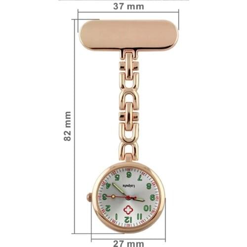 Personalized Customized FREE Your Name TOP QUALITY Pin Brooch Stainless Steel Lapel Pocket Watch Fob Nurse Fob Watch