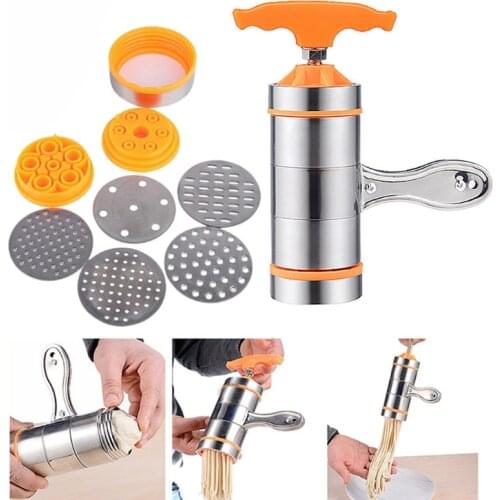 Household Manual Stainless Steel Pasta Maker Noodles Presser Making Machine with