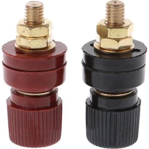 1 Pair 6mm 333 Binding Post For Power Amplifier Terminals AC Power Adapter D0AC