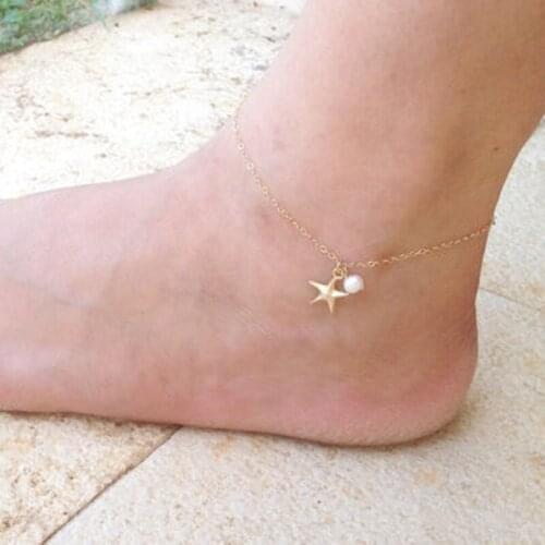 European and American fashion accessories quick sale of EBAYs new product chain starfish pearl chain