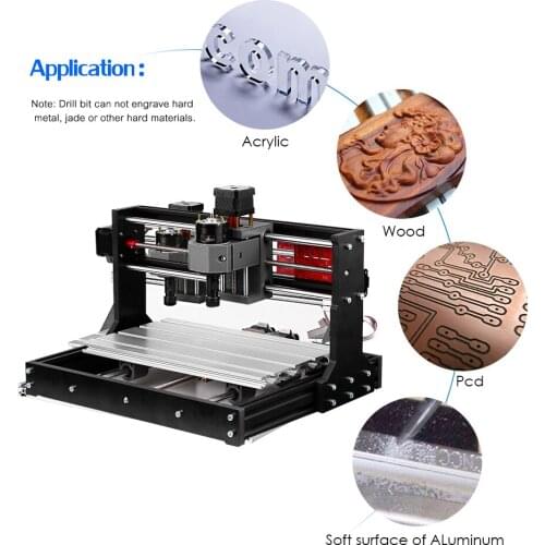 CNC 3018 Pro GRBL DIY laser CNC Machine 3 Axis Pcb Milling Machine Wood Router Engraver with Offline Controller with ER11