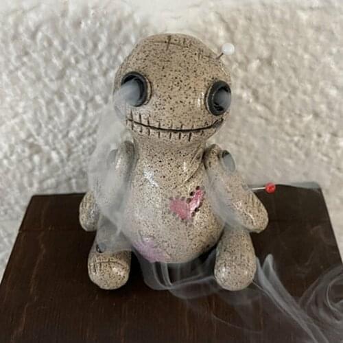 Resin Incense Burner, Voodoo Doll Backflow Incense Cones Burner Resin Craft Handmade Carft Ornaments Decorative Props Home Decor