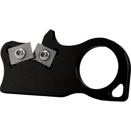 HGHO Outdoor Mountain Camping Supplies Edc Portable Mini Sharpener Keychain Sharpener