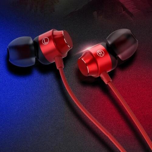 In-ear Wired Control Stereo Type-C Earphone Earbuds Sport Headset with Mic for Mobile Phone for IPhone 7 8 Plus X XR XS Headset