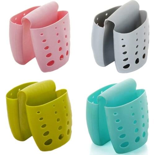 Multi-purpose Kitchen Storage Baskets Hanging Drain Bag Detachable Sink Sponge Bathroom Debris Container Pouch