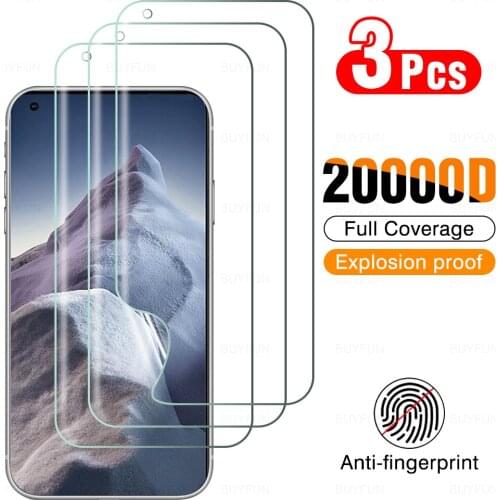 3Pcs Full Cover Soft Hydrogel Film For Xiaomi Mi 11 Ultra Protective Screen Protection For Xiao Mi 11 Ultra 6.81" Film Not Glass