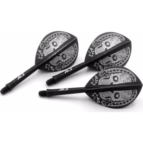 CUESOUL Rost Integrated Dart Shaft and Flights Pear-Teardrop Shape,Set of 3 pcs