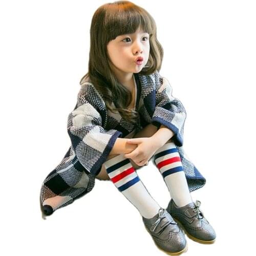 New Spring Autumn Baby Socks Striped Warm Baby Girl Knee High Socks Cute Tube Kids Meias Vertical Striped Sokken