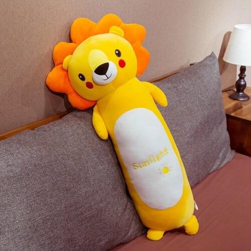 70-90cm Cute Soft Long Animals Pillow Plush Toys Stuffed Pause Office Nap Sleep Cushion Home Decor Gift Doll for Kids Girl