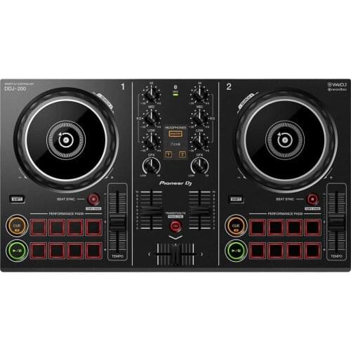 New Professional Dj controller audio sound mixer with protective case DDJ-200 2 channel Good for night club home studio Turkey