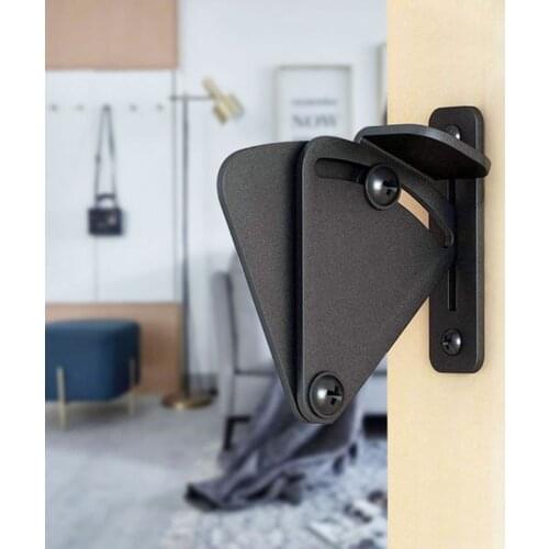 Sliding Barn Door Latch Lock Work for Pocket Doors Garage and Shed Wood Gates