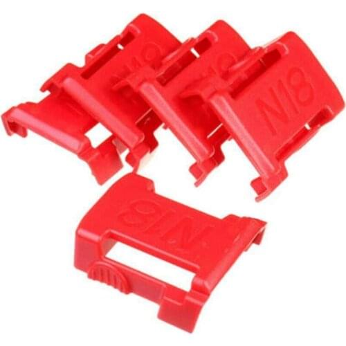 SHGO HOT-5PCS Battery Mount Bracket Holder for Mi Waukee M18 , Wall Mount 18V Lithium Battery Mount Holder Case Cover