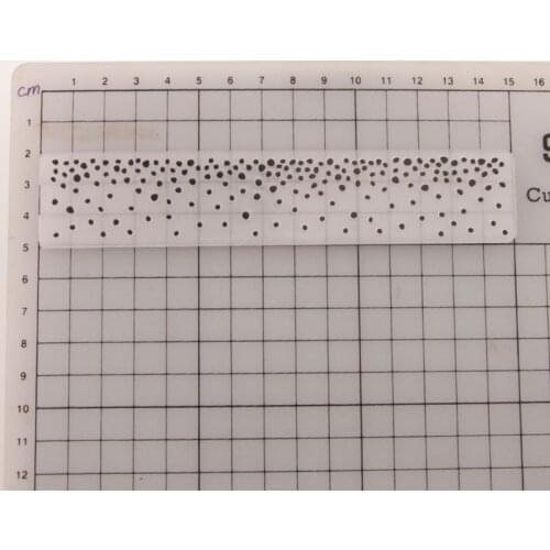 Point Plastic Embossing Folder Stencil Template DIY Scrapbook Album Card Making Craft Decoration E56C