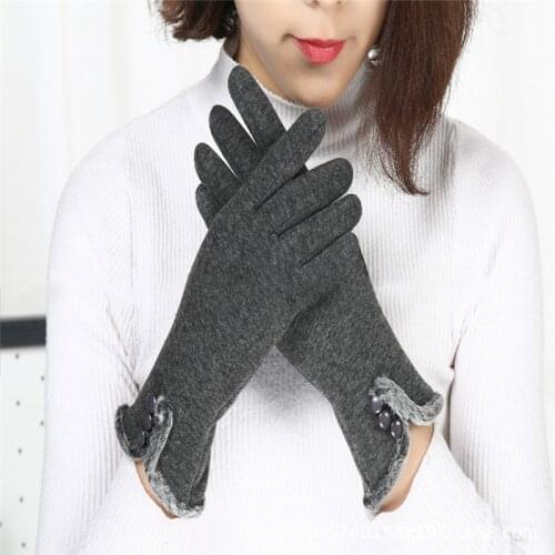 Outdoor Cashmere Skiing Full Finger Gloves Winter Keep Warm Women Gloves Touch Screen Gloves For Mobile Female Mittens Gloves