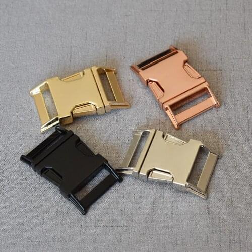100 pcs/pack 32mm Metal Buckle Quick Side Release Buckle for bag luggage outdoor backpack strap belt webbing Lether Craft